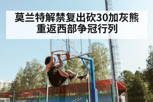 莫兰特解禁复出砍30加灰熊重返西部争冠行列